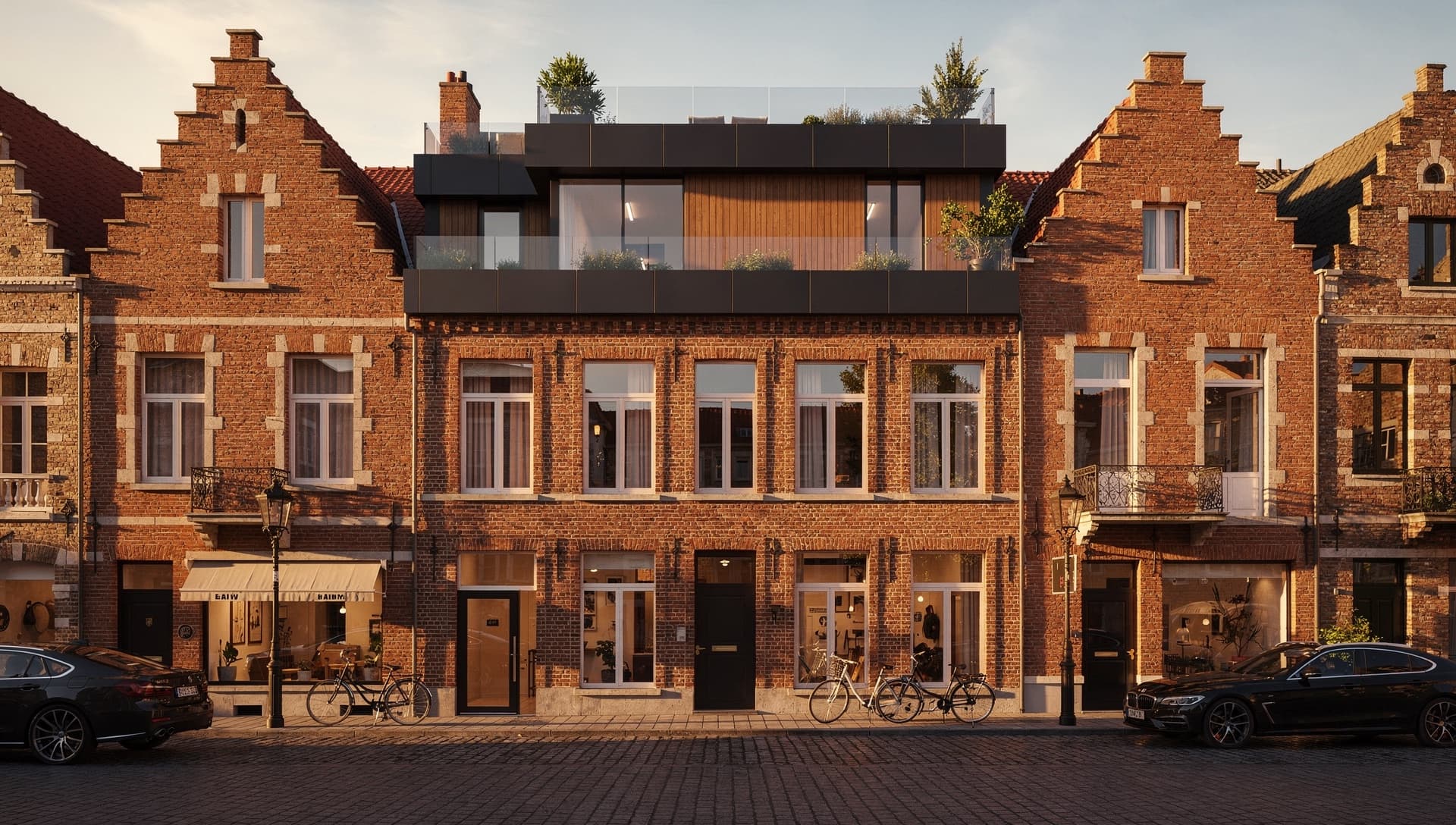 Impressie van een optopping